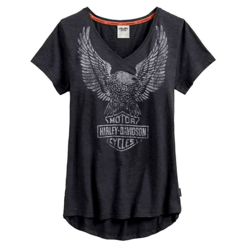 Harley-Davidson Eagle Graphic V-neck T-shirt
